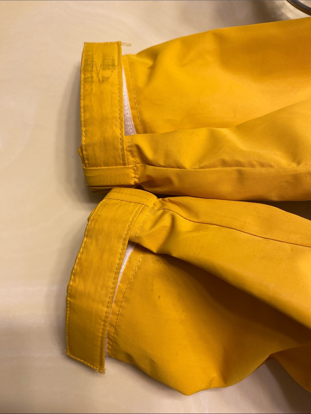 American Rag Bright Yellow Hooded Raincoat - Picture 4 of 4